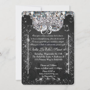 Once Upon a Time Sweet 16 Invitation