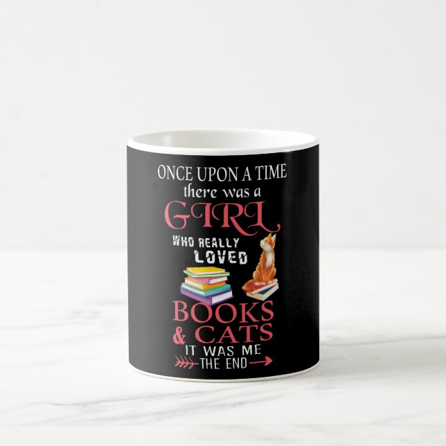 Once Upon A Time There Was A Girl Who Loved Books Coffee Mug (Center)