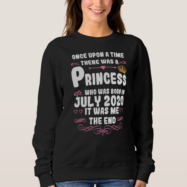 Once Upon A Time There Was A Princess July 2020 Bi Sweatshirt (Front)