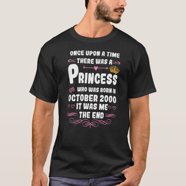 Once Upon A Time There Was A Princess October 2000 T-Shirt (Front)