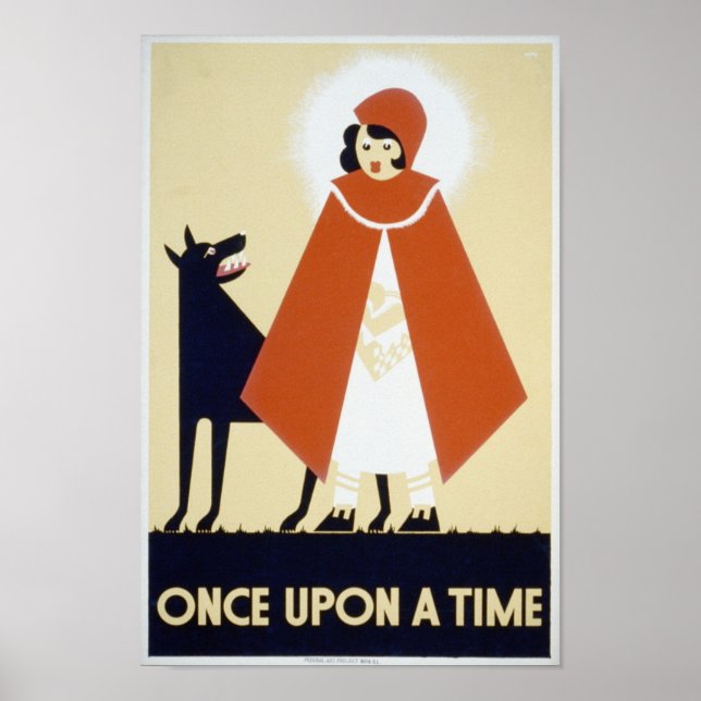 Once Upon A Time Vintage WPA Poster (Front)