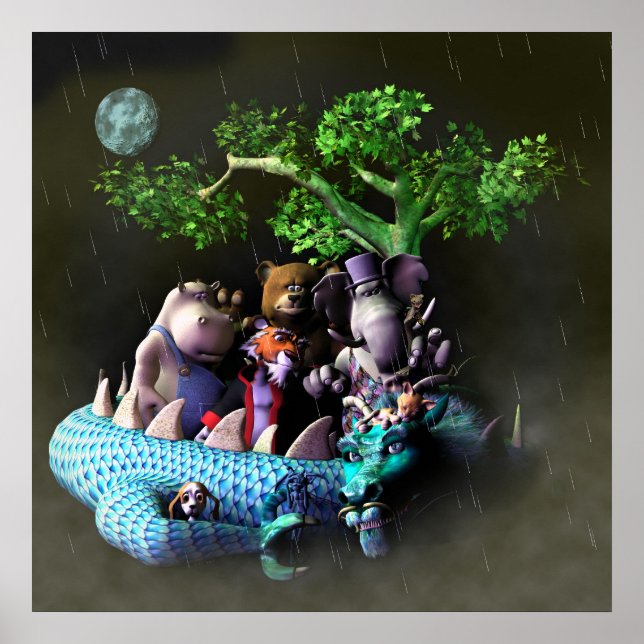 Once upon a tricky time poster (Front)