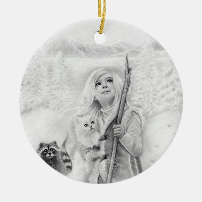 Once upon a winter Ornament (Front)