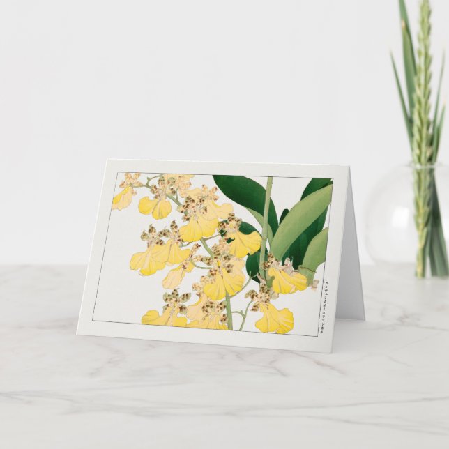 Oncidium by Tanigami Konan Card (Front)