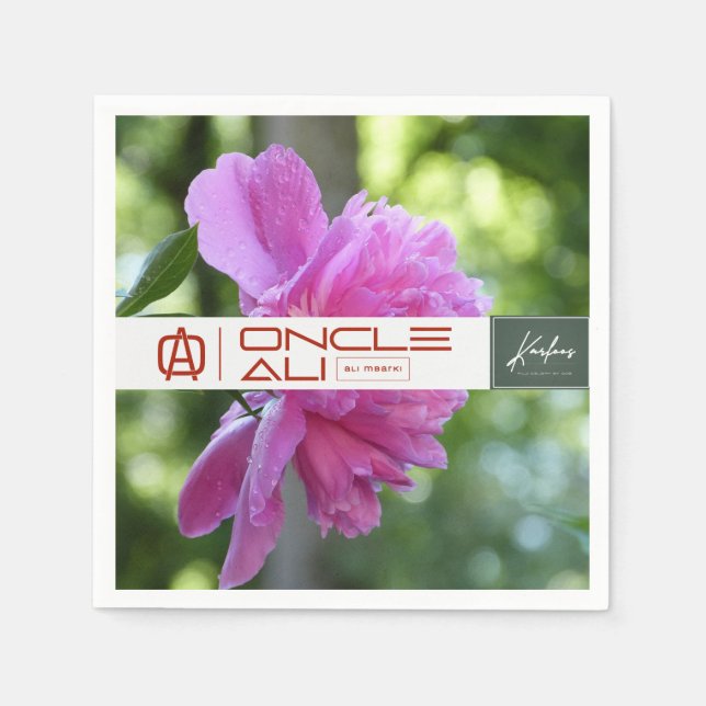 ONCLE ALI Paper Napkin (Front)