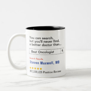 Oncologist Custom Gift  Two-Tone Coffee Mug