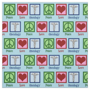 Oncologist Peace Love Oncology Office Fabric