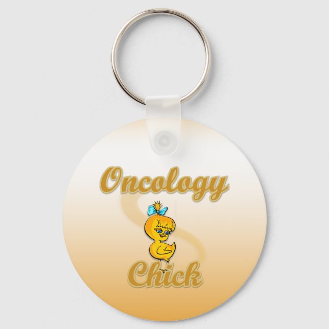 Oncology Chick Key Ring (Front)