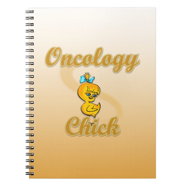 Oncology Chick Spiral Notebook (Front)