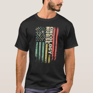 oncology nurse American flag nurses oncology oncol T-Shirt
