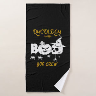 Oncology Nurse Boo Crew,Oncology Nurse Halloween Bath Towel