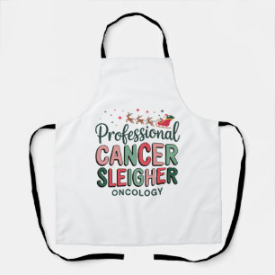 Oncology Nurse Christmas Cancer Chemo Oncology  Apron