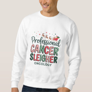 Oncology Nurse Christmas Cancer Chemo Oncology Sweatshirt