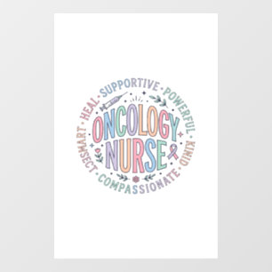 Oncology Nurse Circle Quote Floral Shirt Design_1
