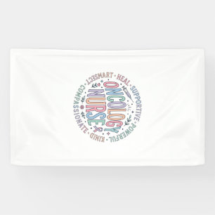 Oncology Nurse Circle Quote Floral Shirt Design_1 Banner