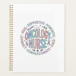 Oncology Nurse Circle Quote Floral Shirt Design_1 Planner