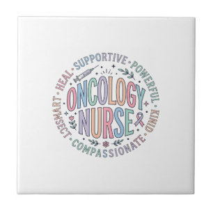 Oncology Nurse Circle Quote Floral Shirt Design_1 Tile