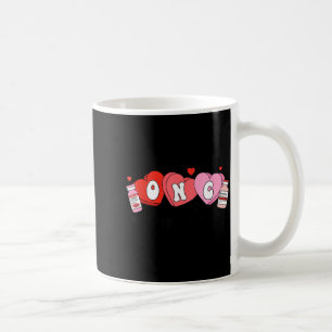 Oncology Nurse Fight Cancer Nurse Valentine Onc De Coffee Mug