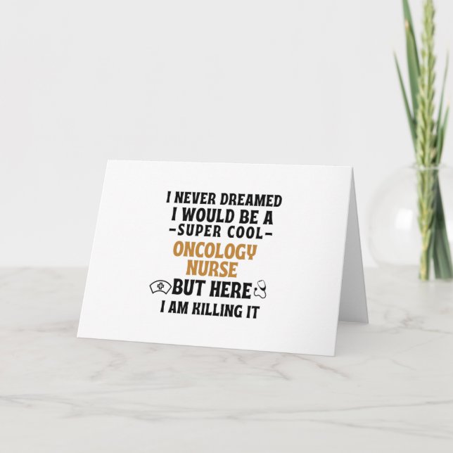 ONCOLOGY NURSE HOLIDAY CARD (Front)