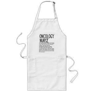 Oncology nurse long apron