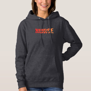 Oncology Nurse Modern Typography Hoodie