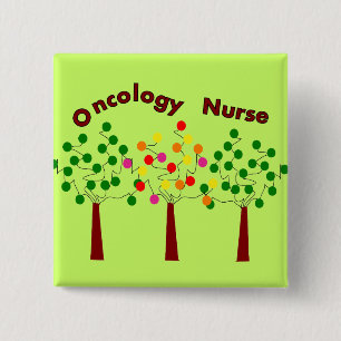 Oncology Nurse T-Shirts and Gifts 15 Cm Square Badge
