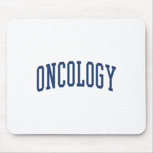 Oncology Nurse Varsity Style Mouse Pad