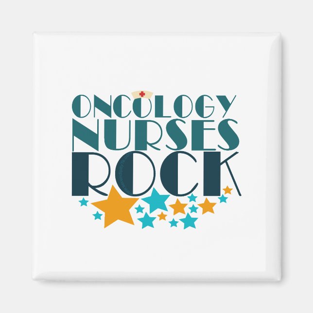 Oncology Nurses Rock Magnet (Front)