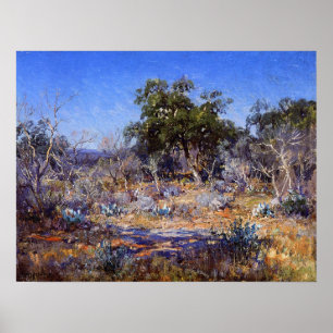 Onderdonk - A January Day In Brush Country 1922 Poster