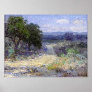 Onderdonk - A Path Through Texas Hill Country Poster