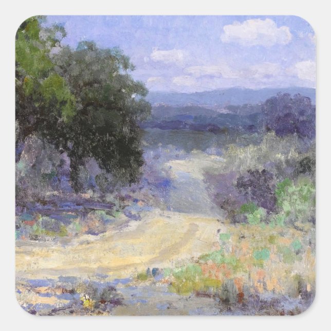 Onderdonk - A Path through the Texas Hill Country Square Sticker (Front)
