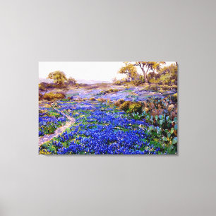 Onderdonk - Bluebonnets at Twilight Canvas Print