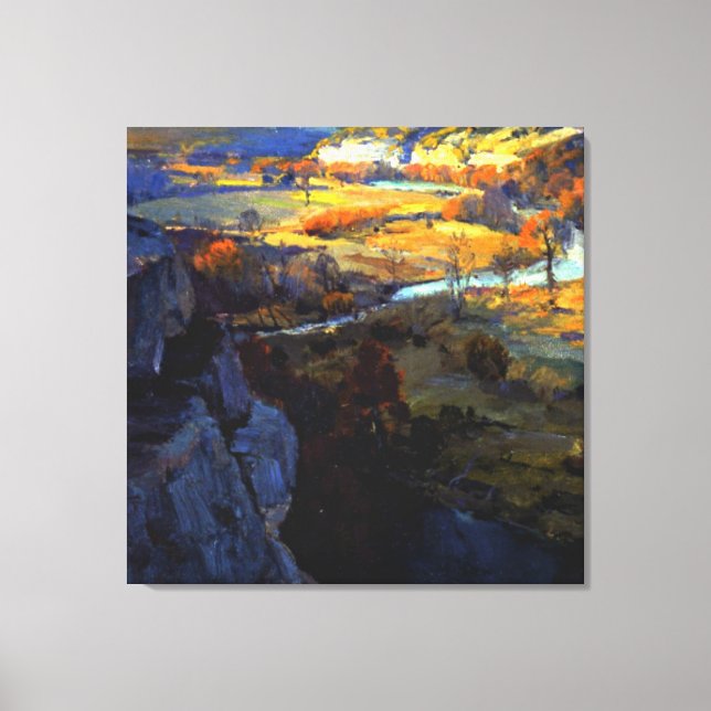 Onderdonk - Bluffs on the Guadalupe River Canvas Print (Front)