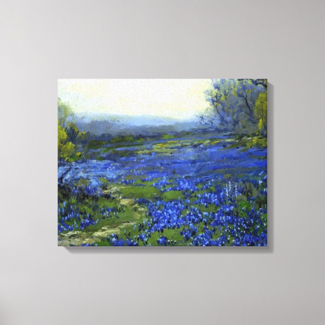 Onderdonk - Morning in the Bluebonnets Canvas Print (Front)