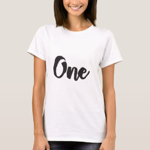 One 1st Birthday Art First Birthday My 1 year Old T-Shirt