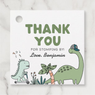 One-a-saurus Birthday Party Favour Tags