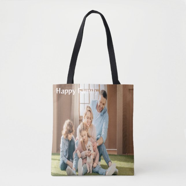  One Adventure at a Time: Happy Family Tote   (Front)