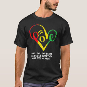 One African Love Heart Black History Month Cool BL T-Shirt