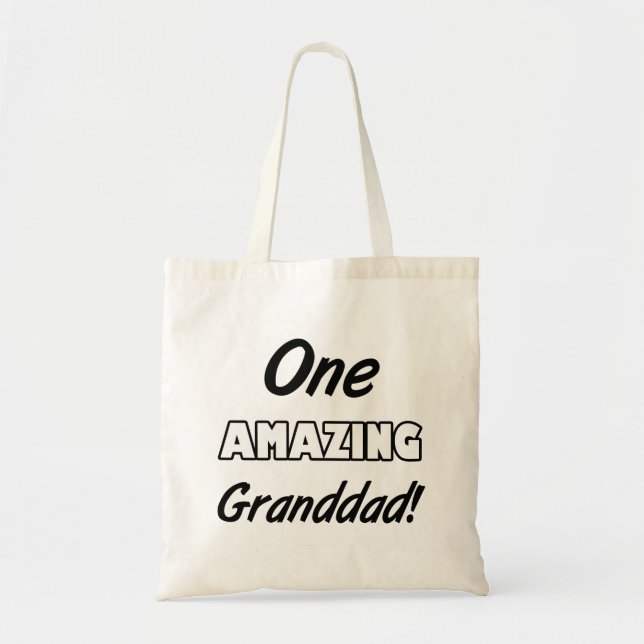 One Amazing Grandad Tote Bag (Front)