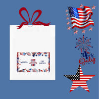  One American Dude 4 July Red White Blue Birthday