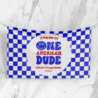 One American Dude 4th of July 1st Birthday Party