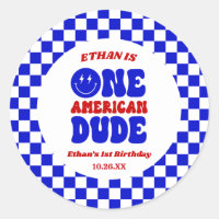 One American Dude 4th of July 1st Birthday Party