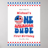 One American Dude 4th Of July First Birthday Party