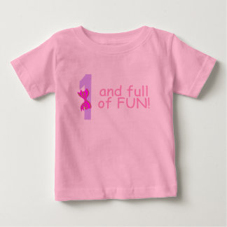 One And full Of Fun (Bow) Baby T-Shirt