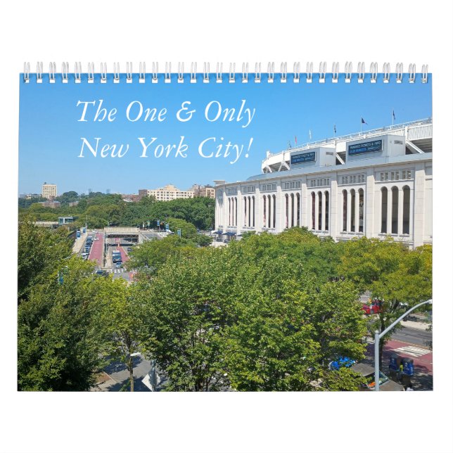 One and Only NYC Wall Calendar (Cover)