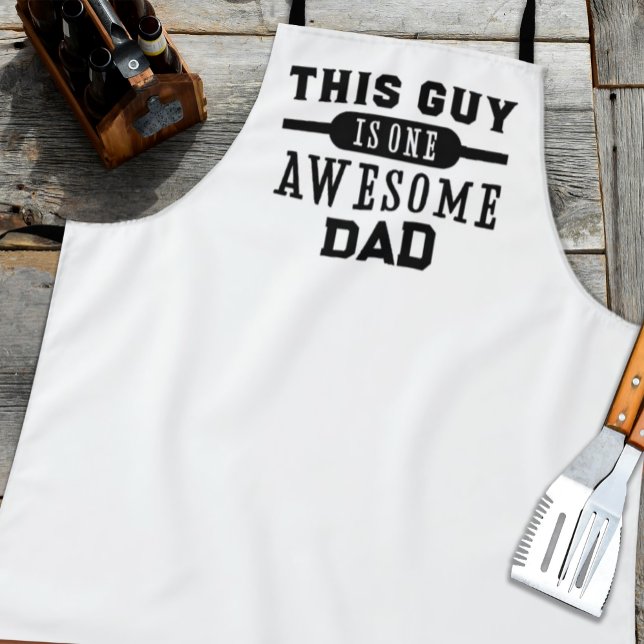 One Awesome Dad Father's Day Apron (One Awesome Dad Father's Day apron)