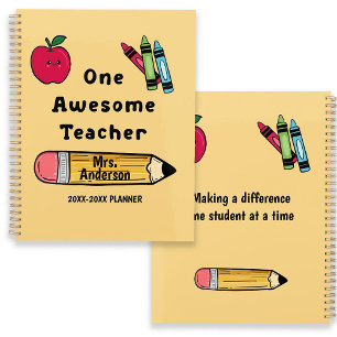 One Awesome Teacher Classroom Appreciation Planner