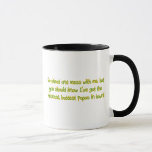 One Bad Papou Mug