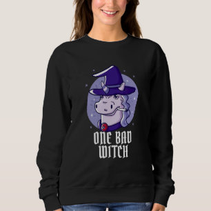 One Bad Witch And It's Me Impolite Bad Manners Sweatshirt