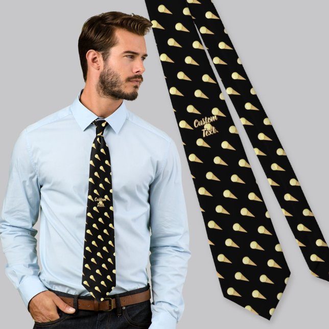 One Ball Ice Cream Cone Tie (Creator Uploaded)